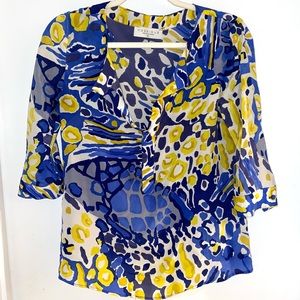 Mossique 100% Silk Blouse